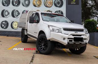 HOLDEN COLORADO BLITZ MATTE BLACK MACHINED DDT